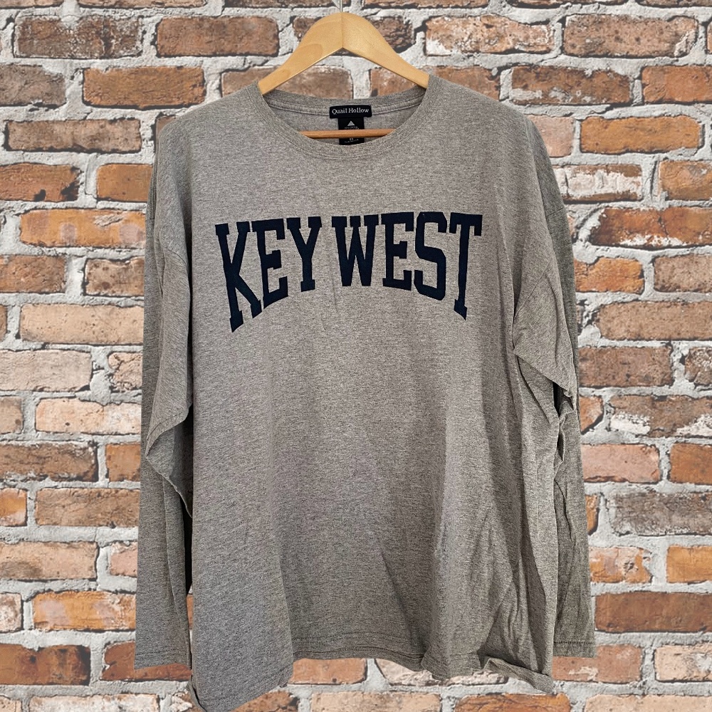 NWOT Men's 3X KEY WEST Heather Gray Tee